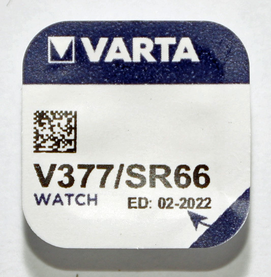 Varta Batterie 377 (SR-626 SW)