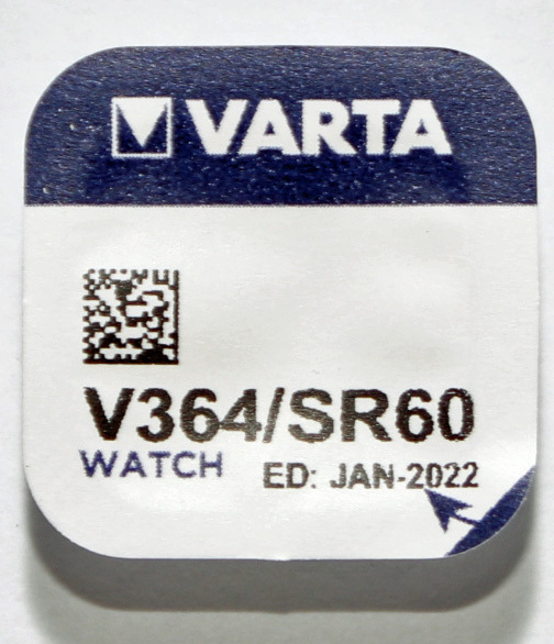 Varta Batterie 364 (SR-621 SW)
