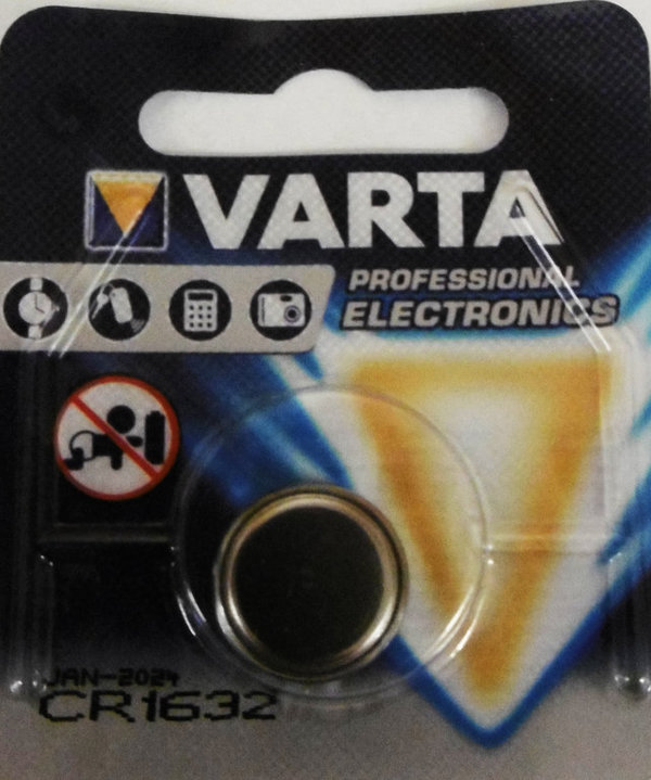 Varta Batterie Lithium CR 1632