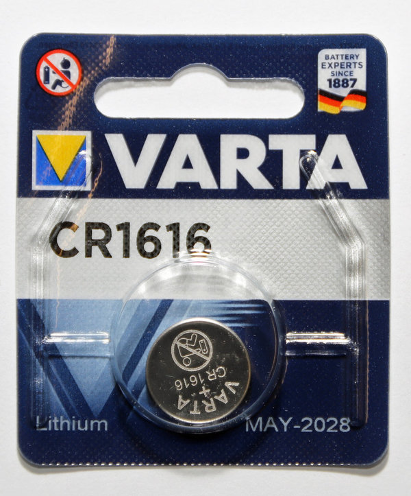 Varta Batterie Lithium CR 1616