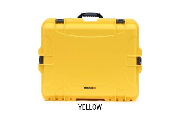Nanuk 945 Case gelb mit gepolsterten Trennwänden