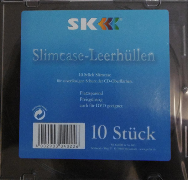CD Hülle Slim Case 10er