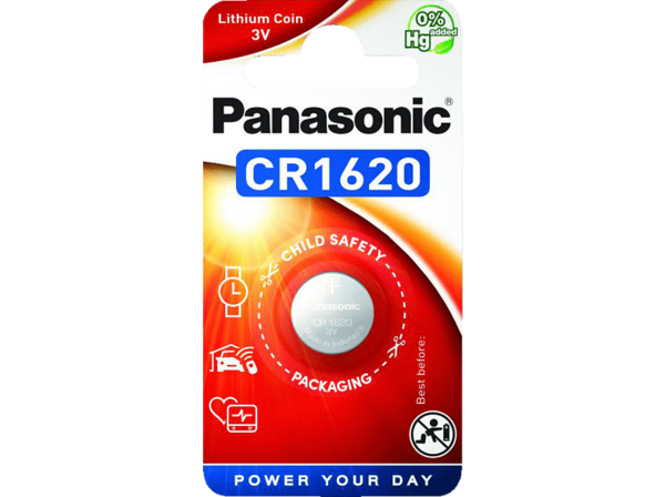 Panasonic Batterie Lithium CR-1620