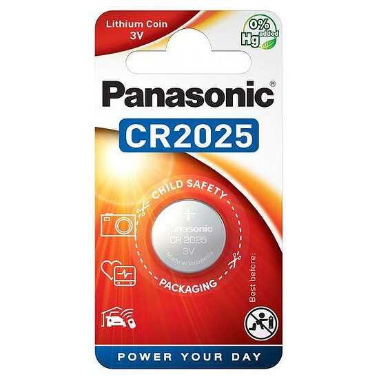 Panasonic Batterie Lithium CR-2025